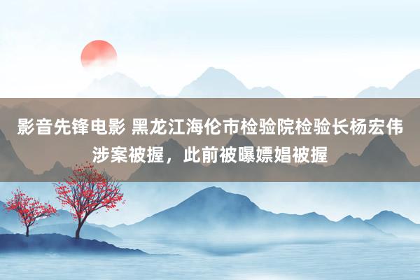 影音先锋电影 黑龙江海伦市检验院检验长杨宏伟涉案被握，此前被曝嫖娼被握