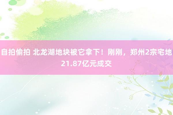 自拍偷拍 北龙湖地块被它拿下！刚刚，郑州2宗宅地21.87亿元成交