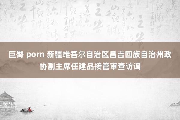 巨臀 porn 新疆维吾尔自治区昌吉回族自治州政协副主席任建品接管审查访谒