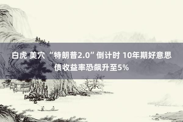 白虎 美穴 “特朗普2.0”倒计时 10年期好意思债收益率恐飙升至5%
