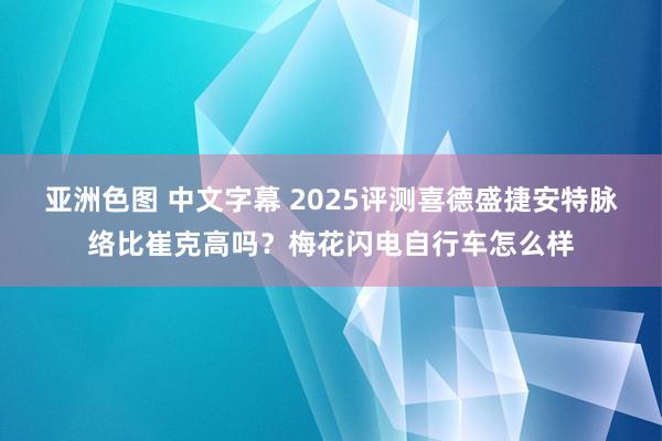 亚洲色图 中文字幕 2025评测喜德盛捷安特脉络比崔克高吗？梅花闪电自行车怎么样
