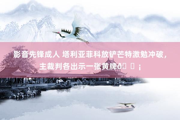 影音先锋成人 塔利亚菲科放铲芒特激勉冲破，主裁判各出示一张黄牌😡